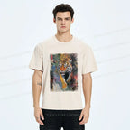 Kyoto-Lion Tiger£ºI'm Just A Bigger Cat, So What? Washed T-Shirt