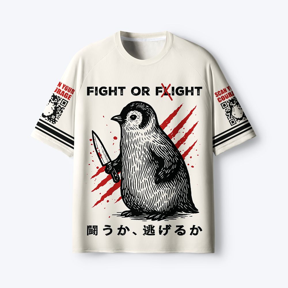 Fight Or Flight Funny T-shirt Gift Idea for Men