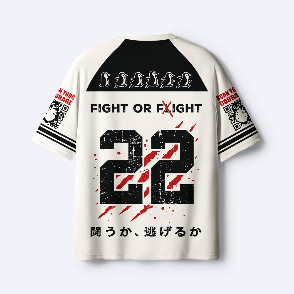 Japanese Woodblock Penguin Quick-dry T-shirt