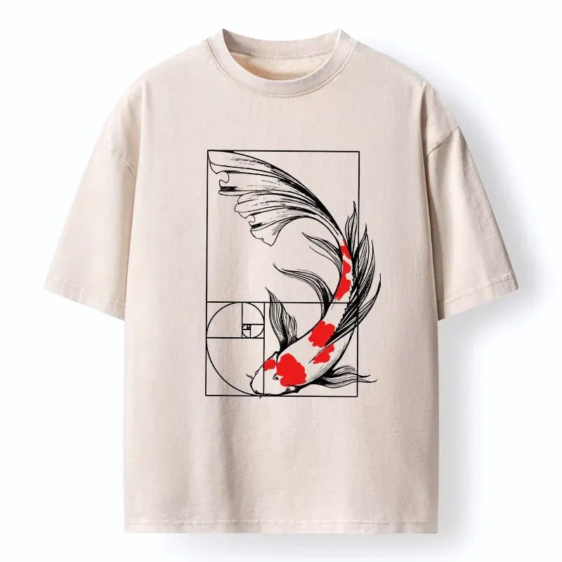 Vintage Kyoto Lion Koi T-Shirt
