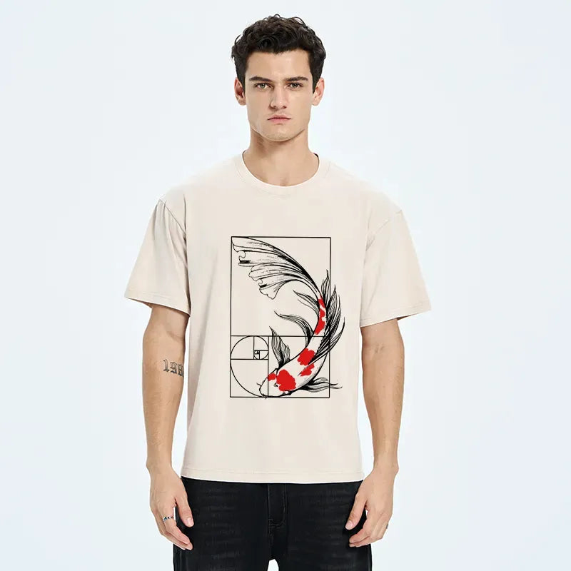 Vintage Kyoto Lion Koi T-Shirt