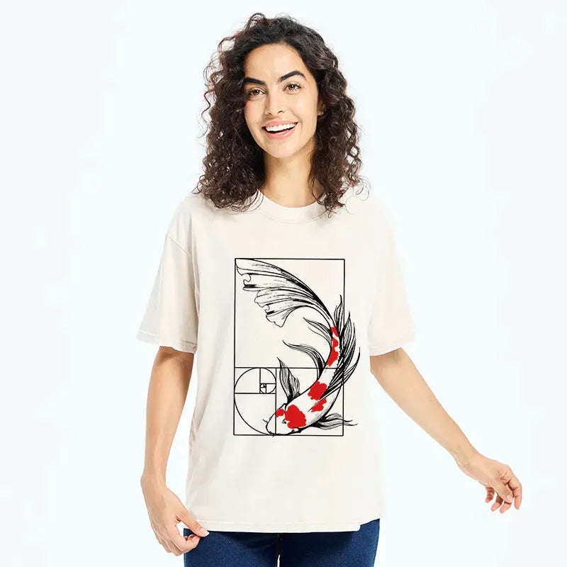 Comfortable Japanese Koi T-Shirt for Daily Wear