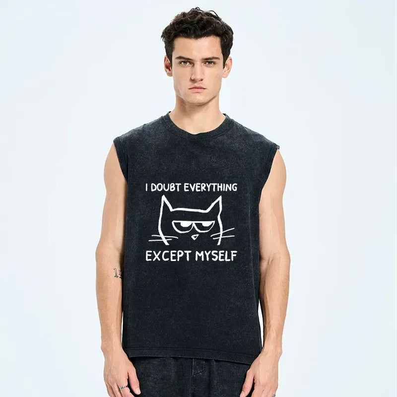 Retro Kyoto Lion Tank for Daily Wear