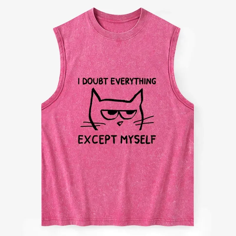 Japanese Cat Tank Top for Summer