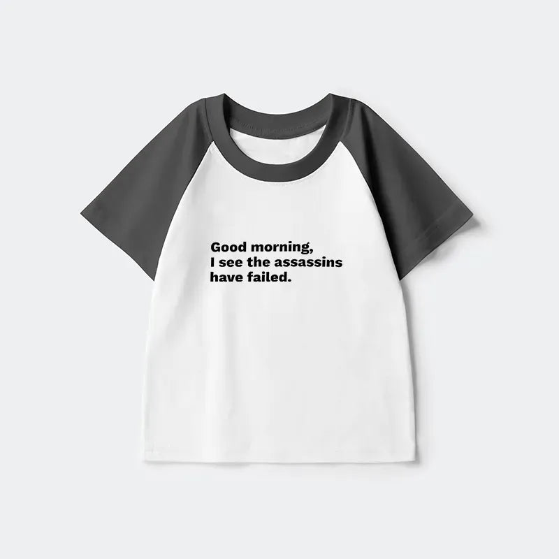 Kyoto Lion Assassins Failed Morning Quote Funny T-Shirt