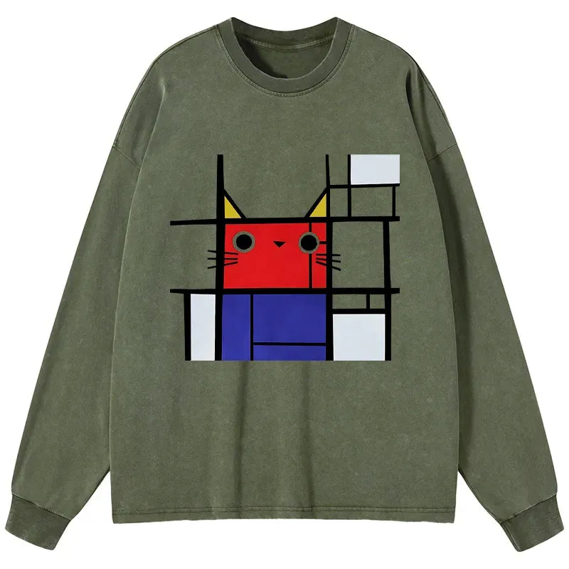 super soft pre-shrunk cat t shirt for layering