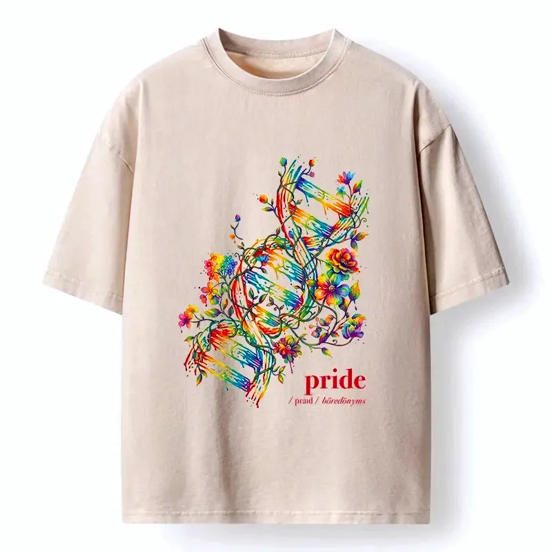 kyoto lion floral rainbow washed t-shirt