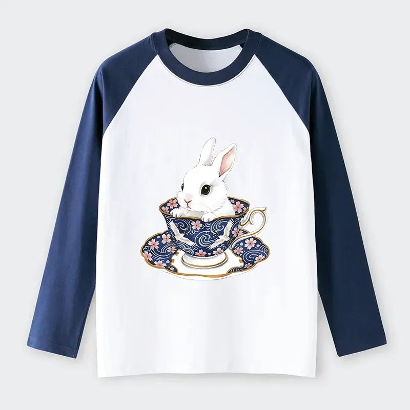 kyoto style rabbit unisex tee for summer