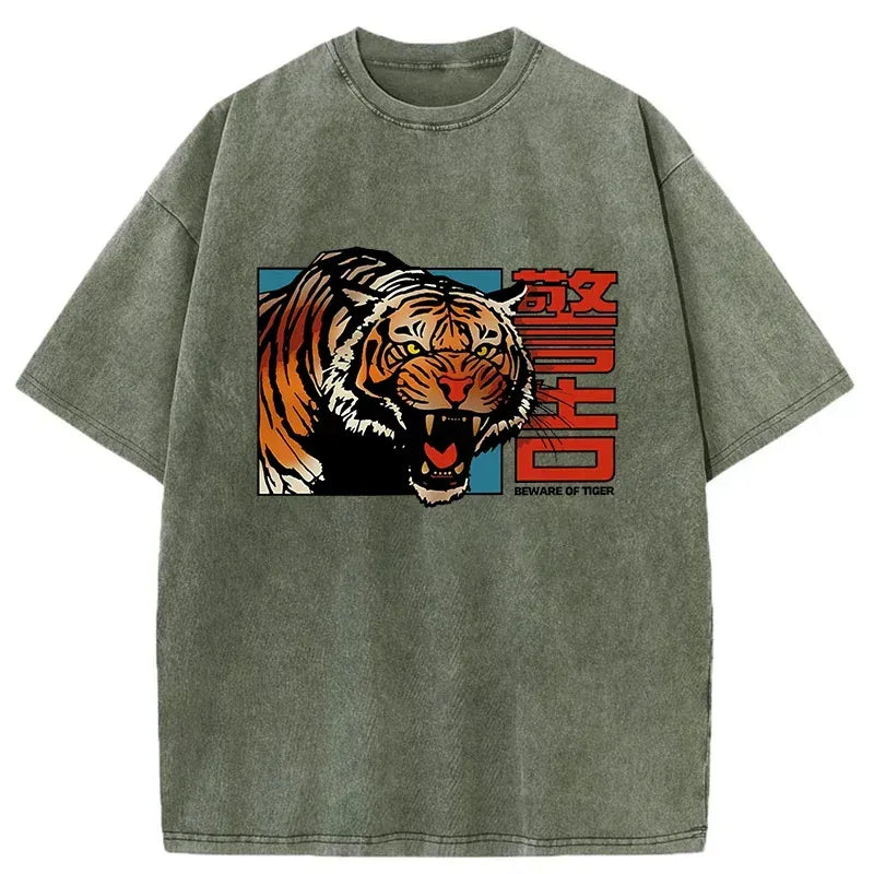 Vintage Japanese Tiger T-Shirt for Men