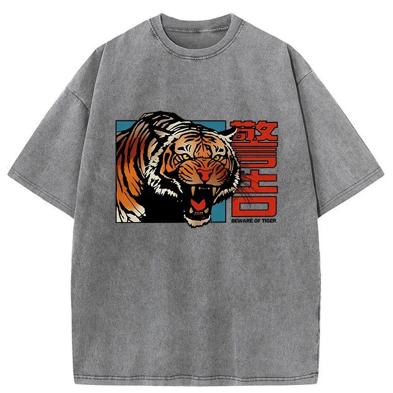 Vintage Japanese Tiger T-Shirt for Men