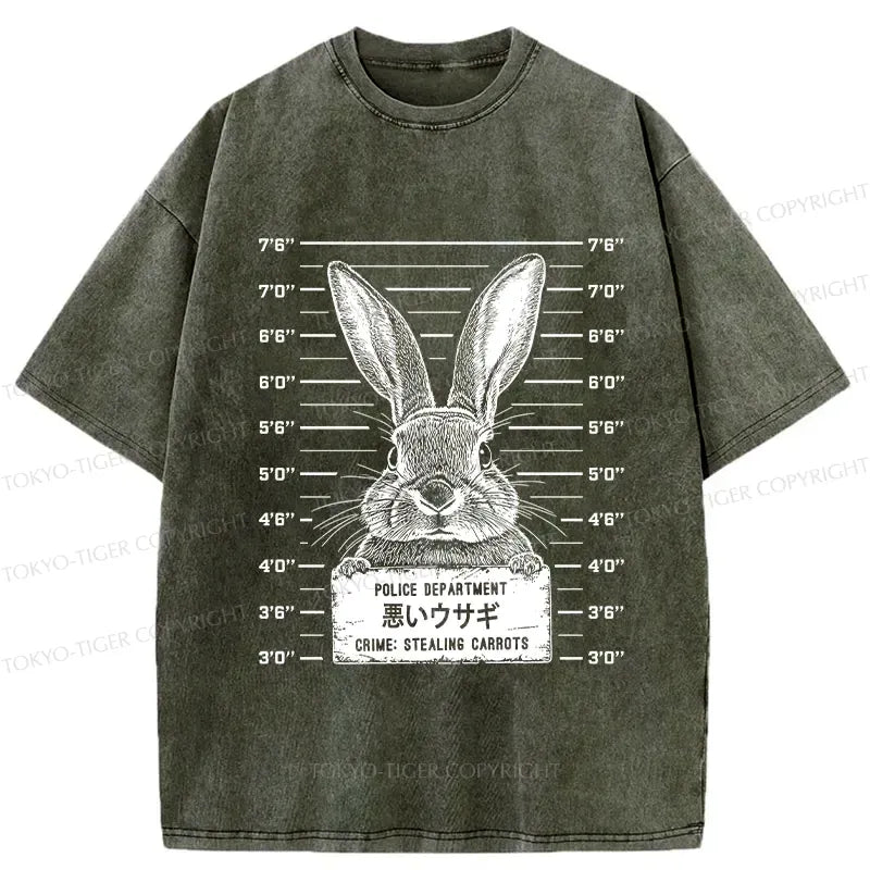 Vintage Japanese Rabbit Tee for Summer