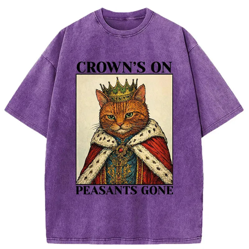 Kyoto-Lion Today I Am My Own King Washed T-Shirt