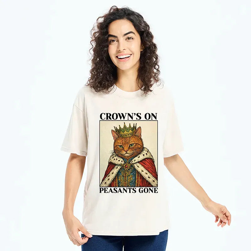 Kyoto-Lion Today I Am My Own King Washed T-Shirt