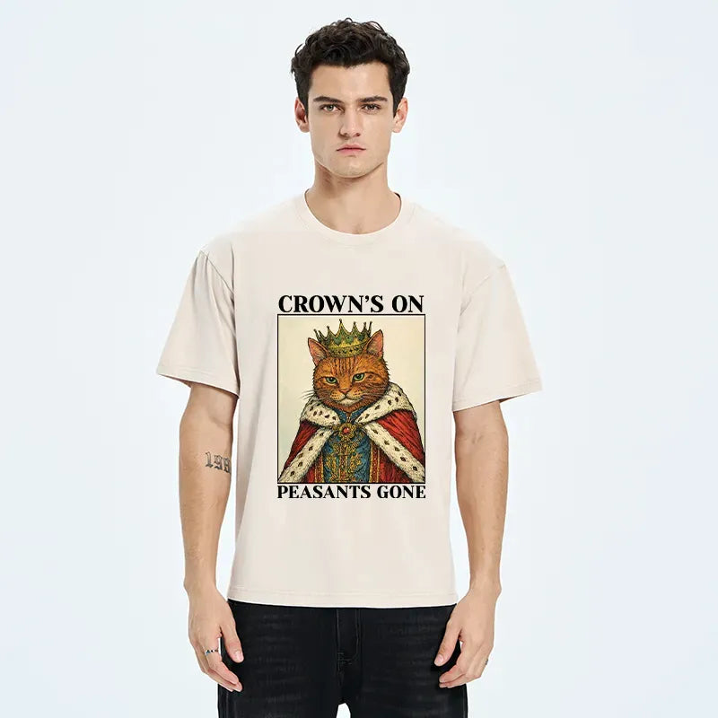 Kyoto Lion Washed T-Shirt for Streetwear
