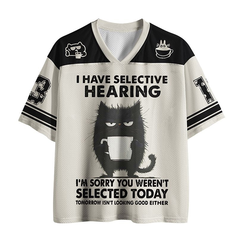 Trendy unisex mesh jersey for sports