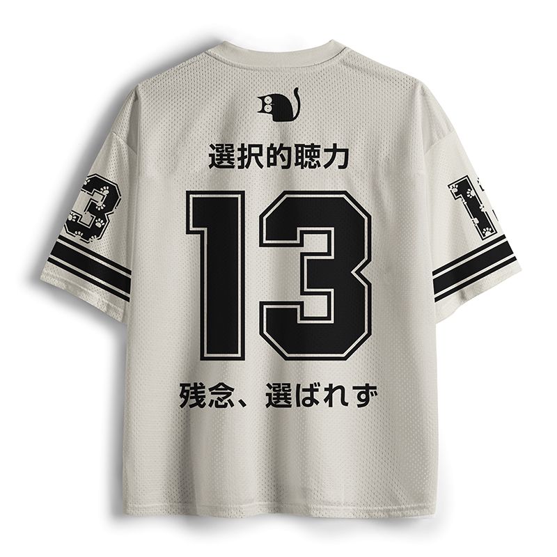 Breathable mesh jersey for fitness