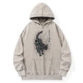Kyoto-Lion In The Spectrum Of Cats Washed Hoodie