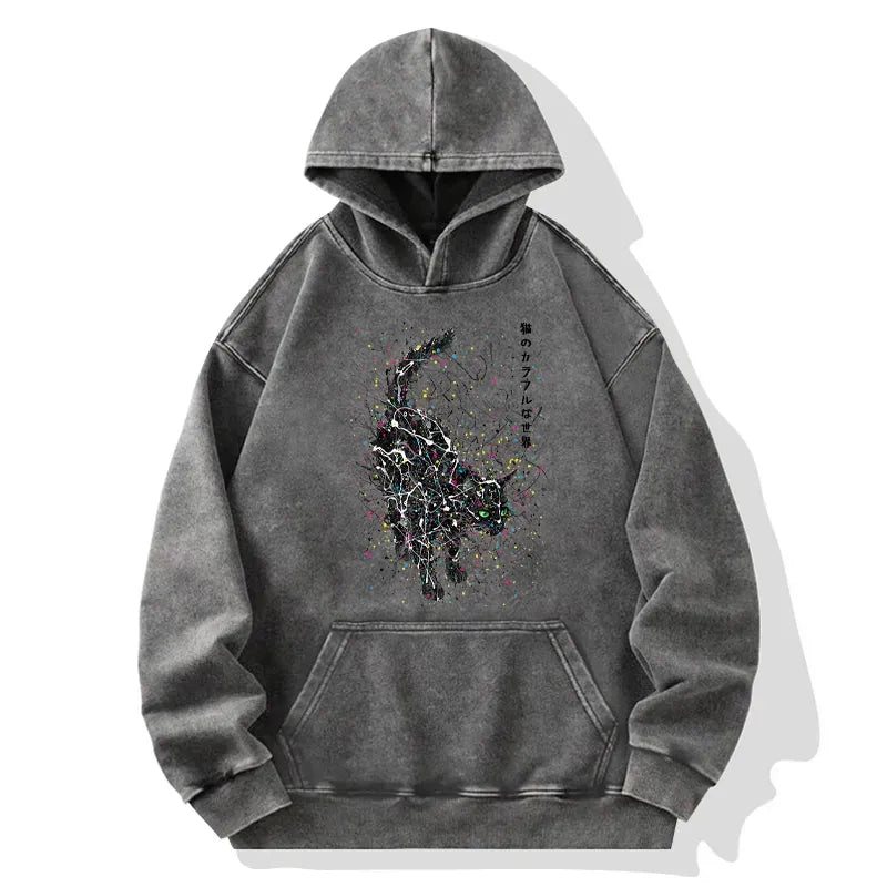 Japanese Cat Hoodie for Daily Wear