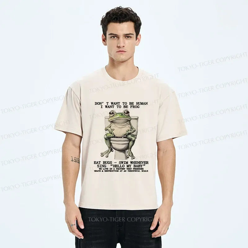 comfortable cotton frog tee for daily wear
