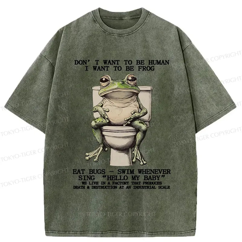 comfortable cotton frog tee for daily wear