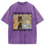 Funny Dog Cat Meme Tee