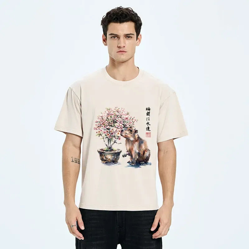 Capybara T-Shirt for Daily Wear