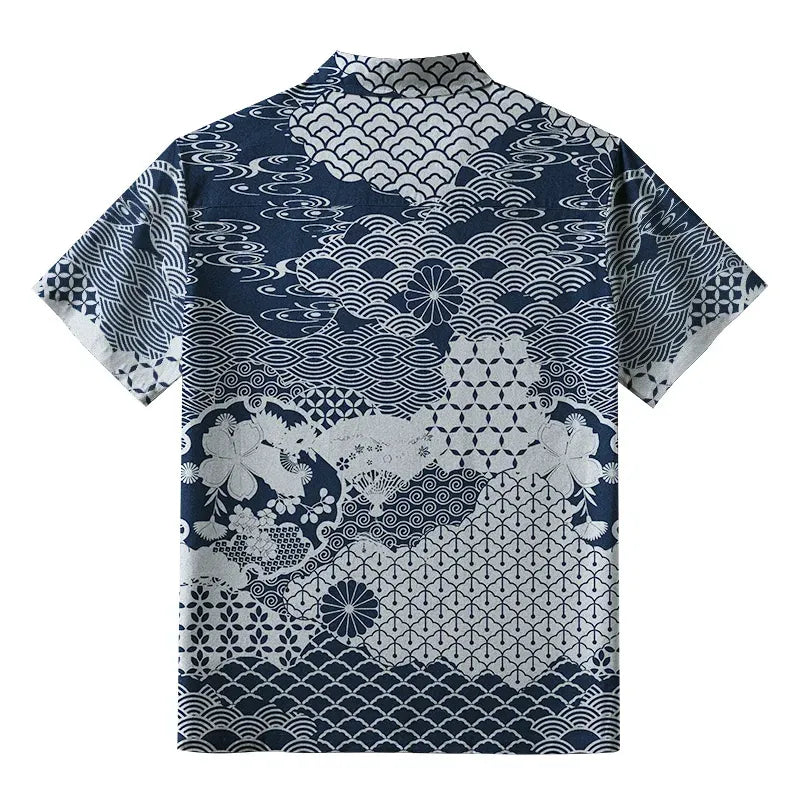 Trendy Japanese Hawaiian Shirt for Vacation
