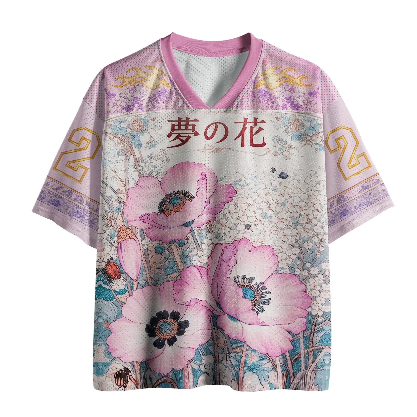 Kyoto-Lion Flower of Dreams Mesh Jersey