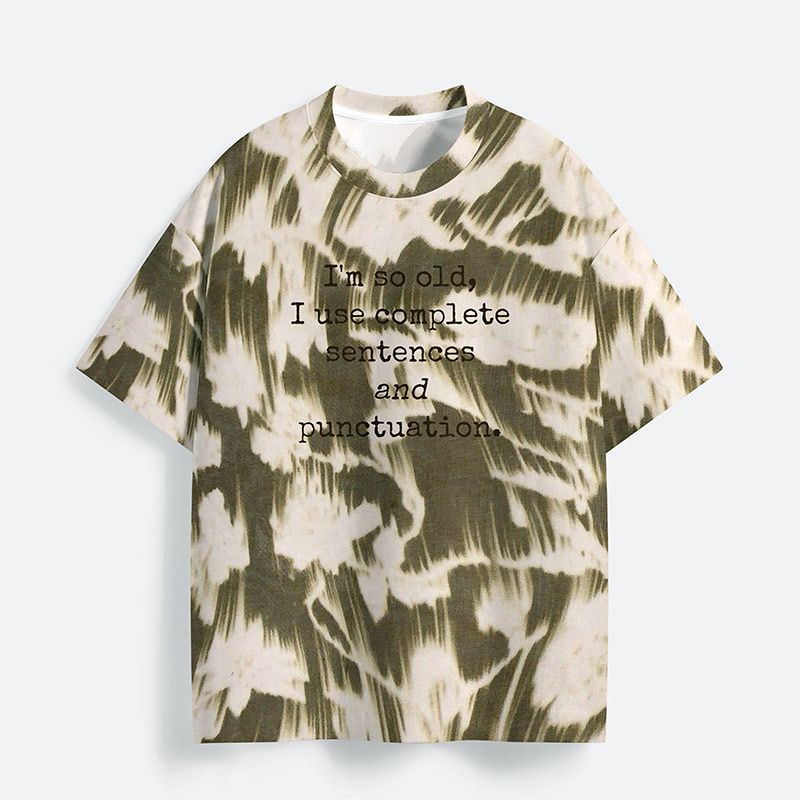 Kyoto-Lion I'm Old All-Over Print T-Shirt