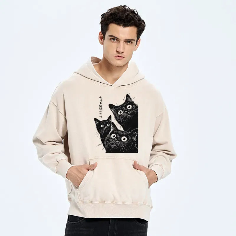 Washed Unisex Hoodie for Weekend Travel