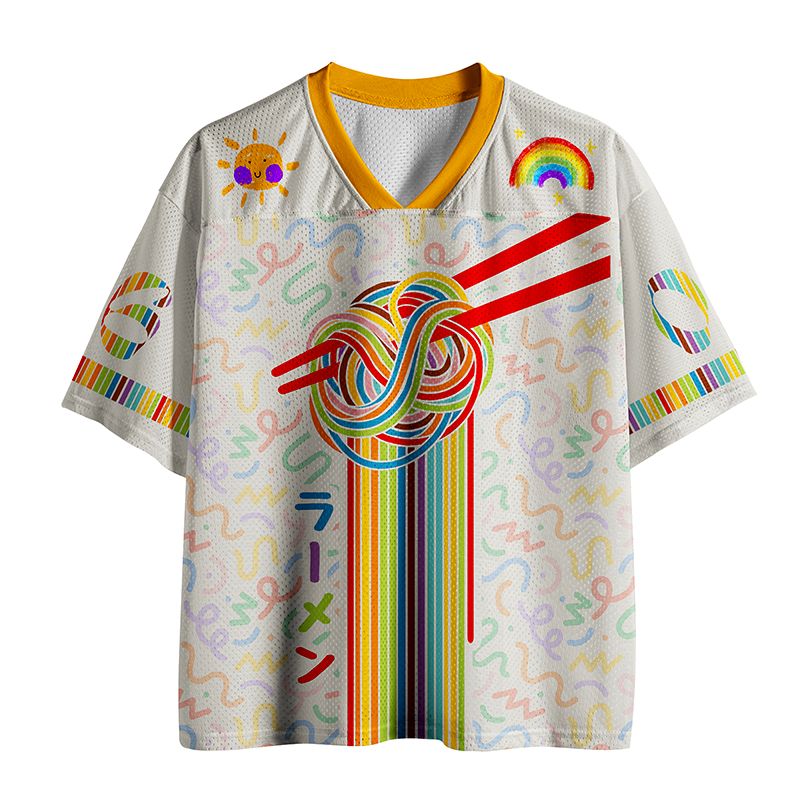 Japanese Streetwear Mesh Jersey