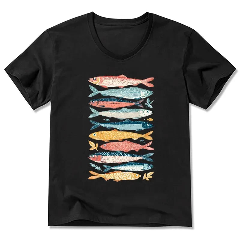 Trending Kyoto-Lion Colorful Fish Tee