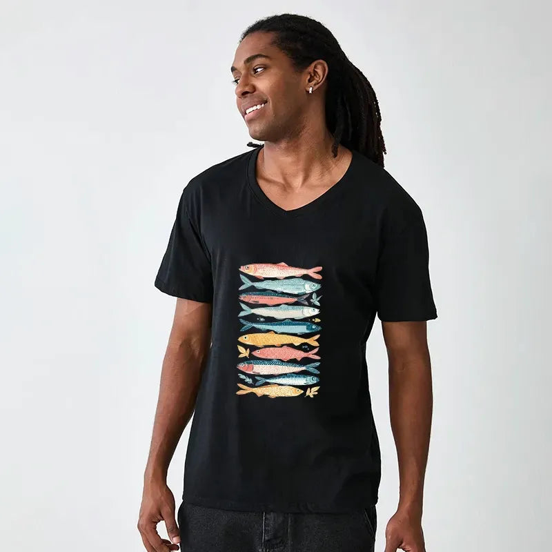 Trending Kyoto-Lion Colorful Fish Tee