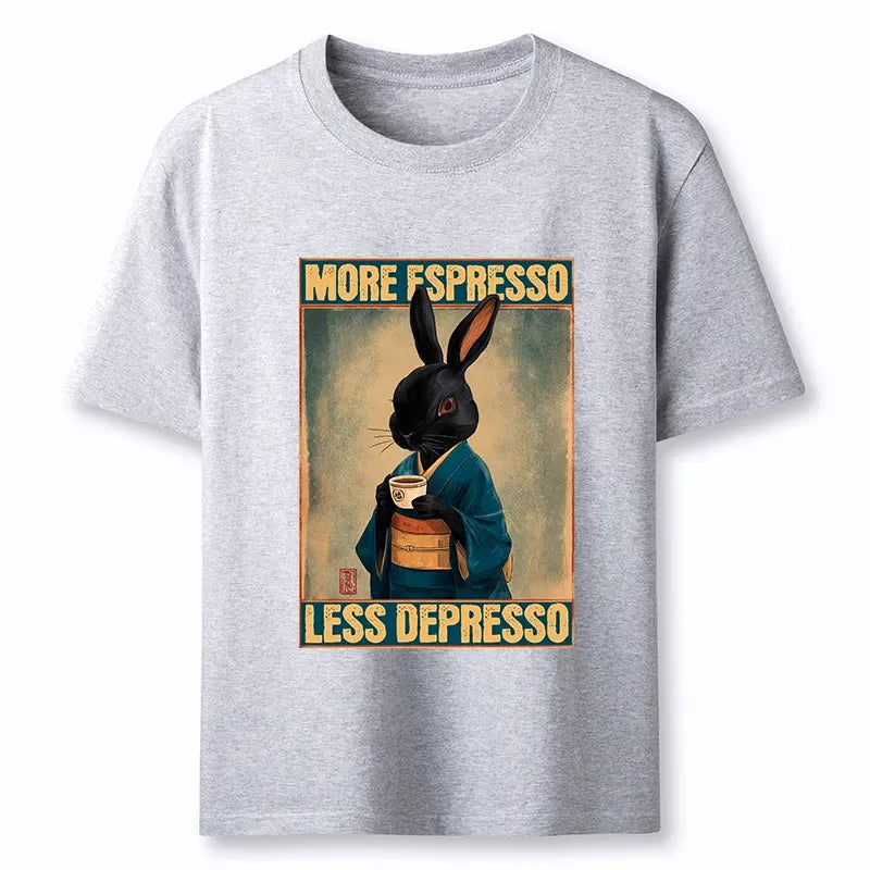 Japanese Rabbit T-Shirt for Daily Wear