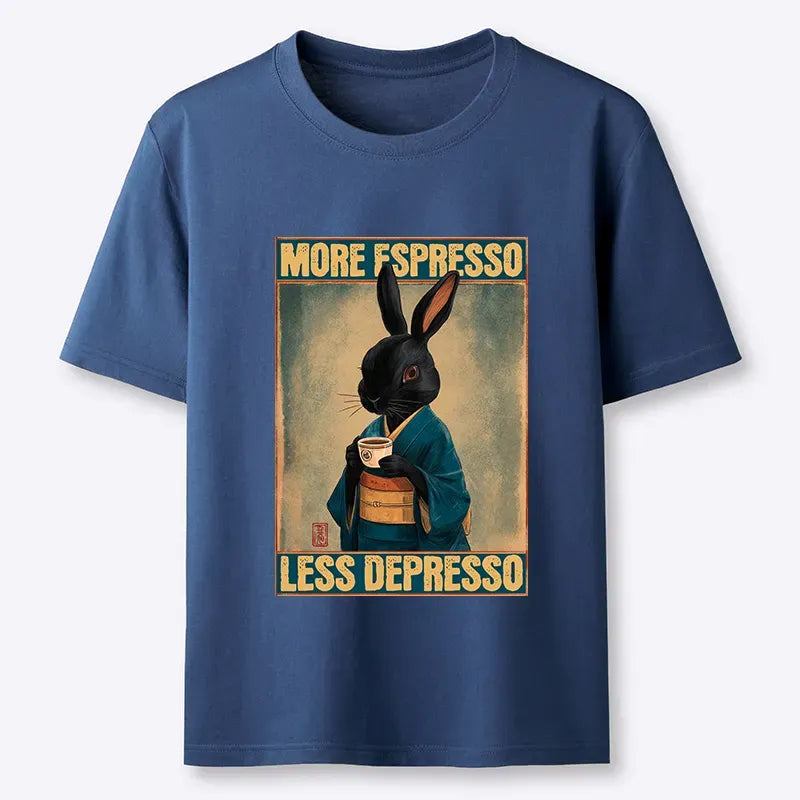 Japanese Rabbit T-Shirt for Daily Wear