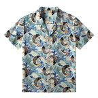Kyoto-Lion Koi Wave Dance Aloha Hawaiian Shirt