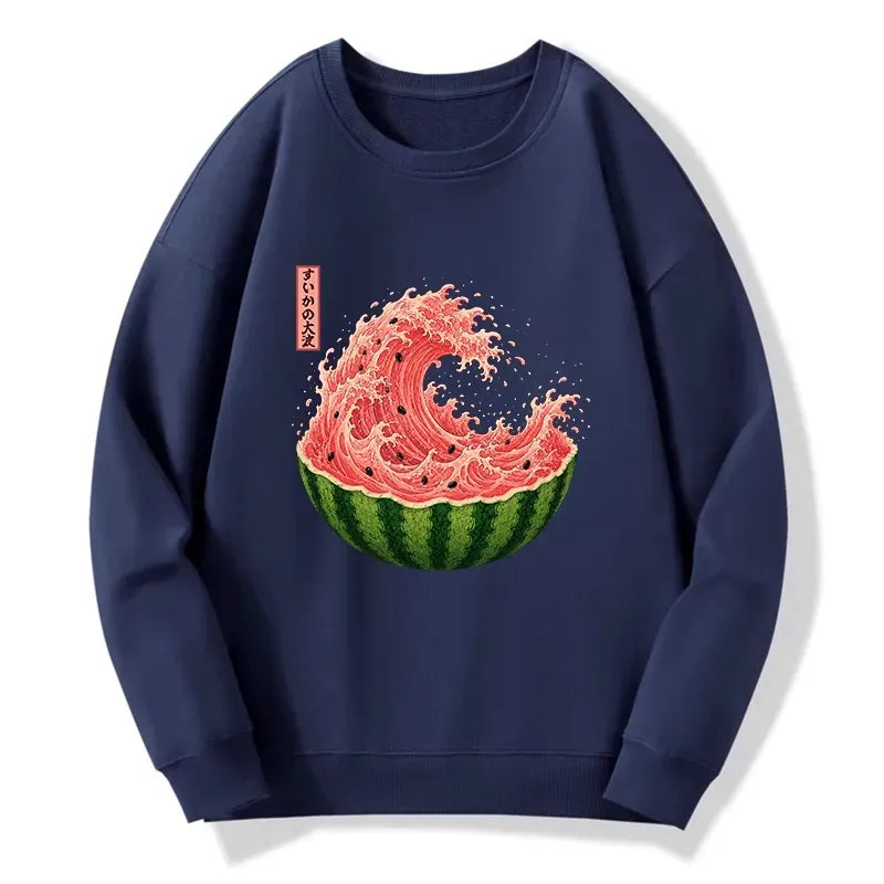 Watermelon Wave Ukiyo Sweatshirt Best Seller