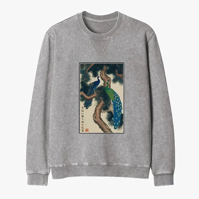 Japanese Art Sweatshirt for Casual Wear
