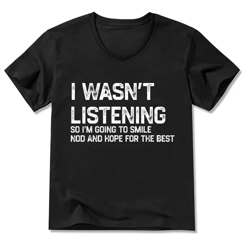 Kyoto-Lion Indifferent To Everything V-Neck Classic T-Shirt