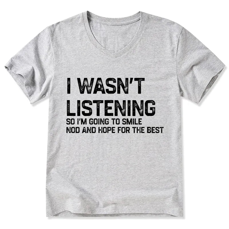 Japanese V-Neck T-Shirt for Everyday Wear