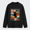 Kyoto-Lion The Cat's Feast of Fish Classic Long Sleeve T-Shirt