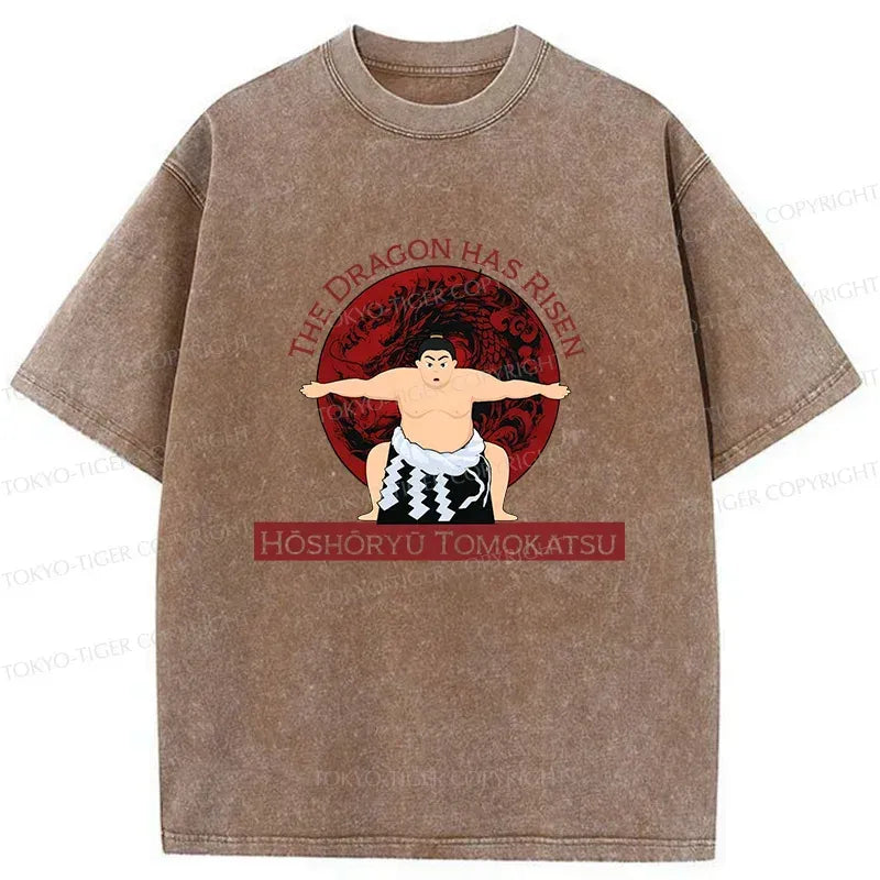 Japanese Sumo Wrestler Washed T-Shirt