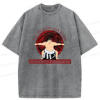 Kyoto-Lion Japan Sumo Wrestler Washed T-Shirt