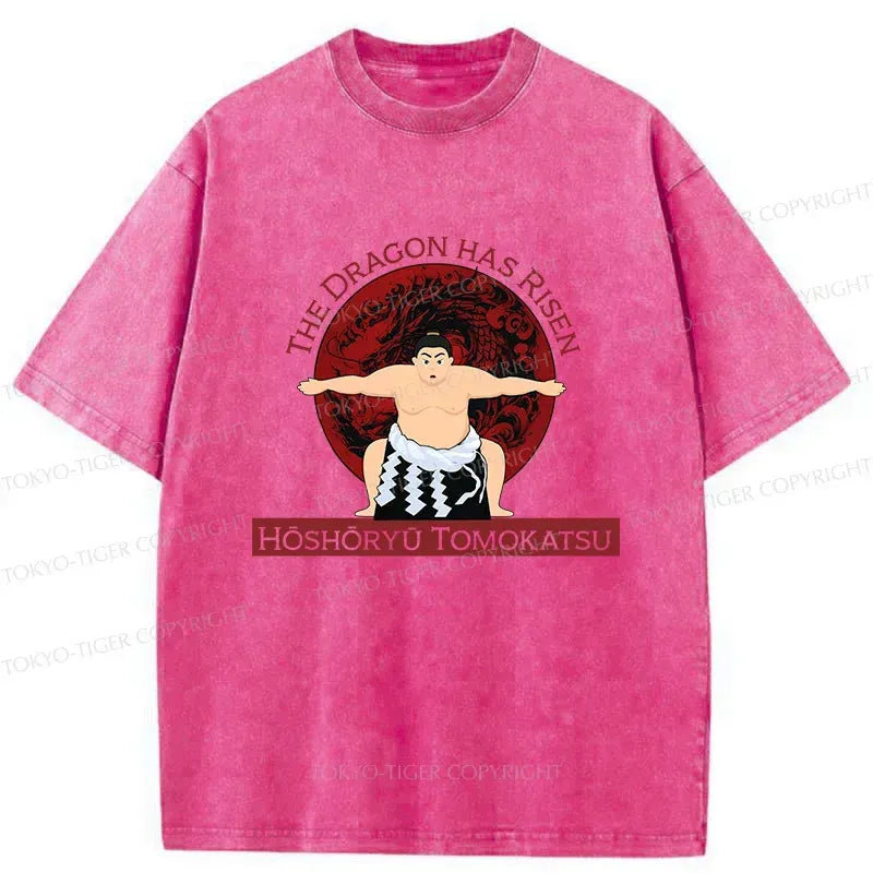 Japanese Sumo Wrestler Washed T-Shirt