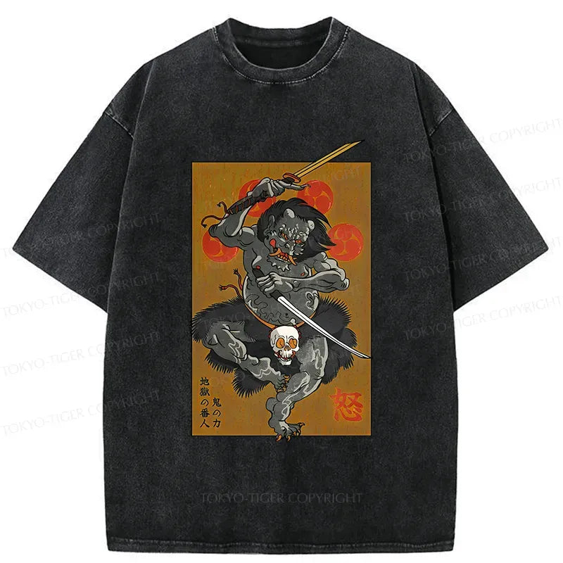 Unisex Washed T-Shirt for Streetwear