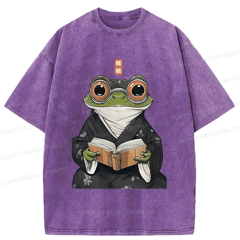 Funny Frog Reading Streetwear