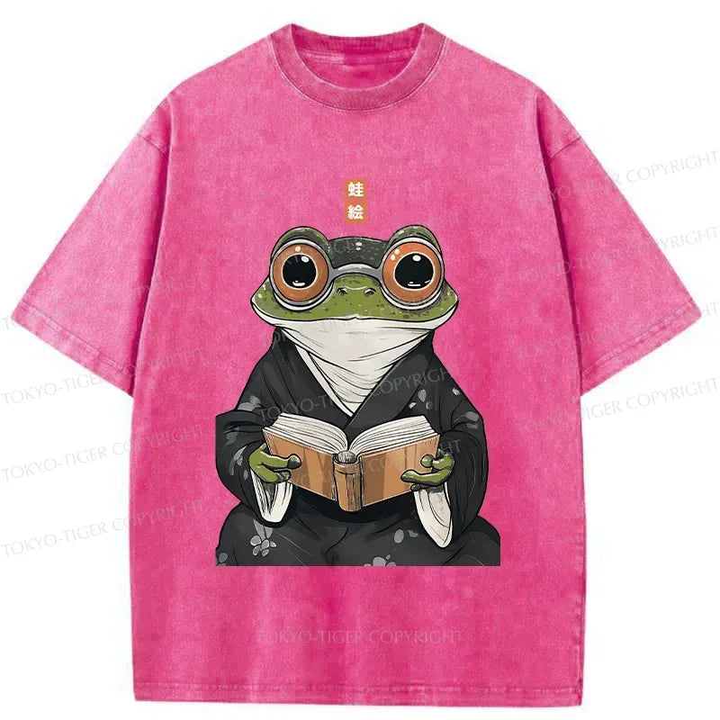 Funny Frog Reading Streetwear