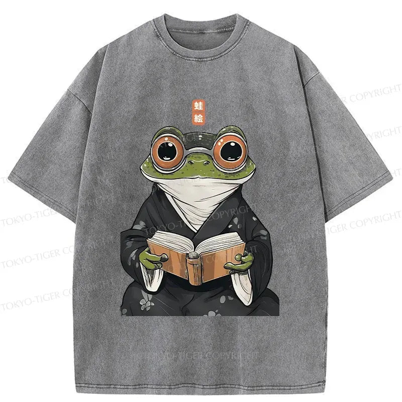 Funny Frog Reading Streetwear