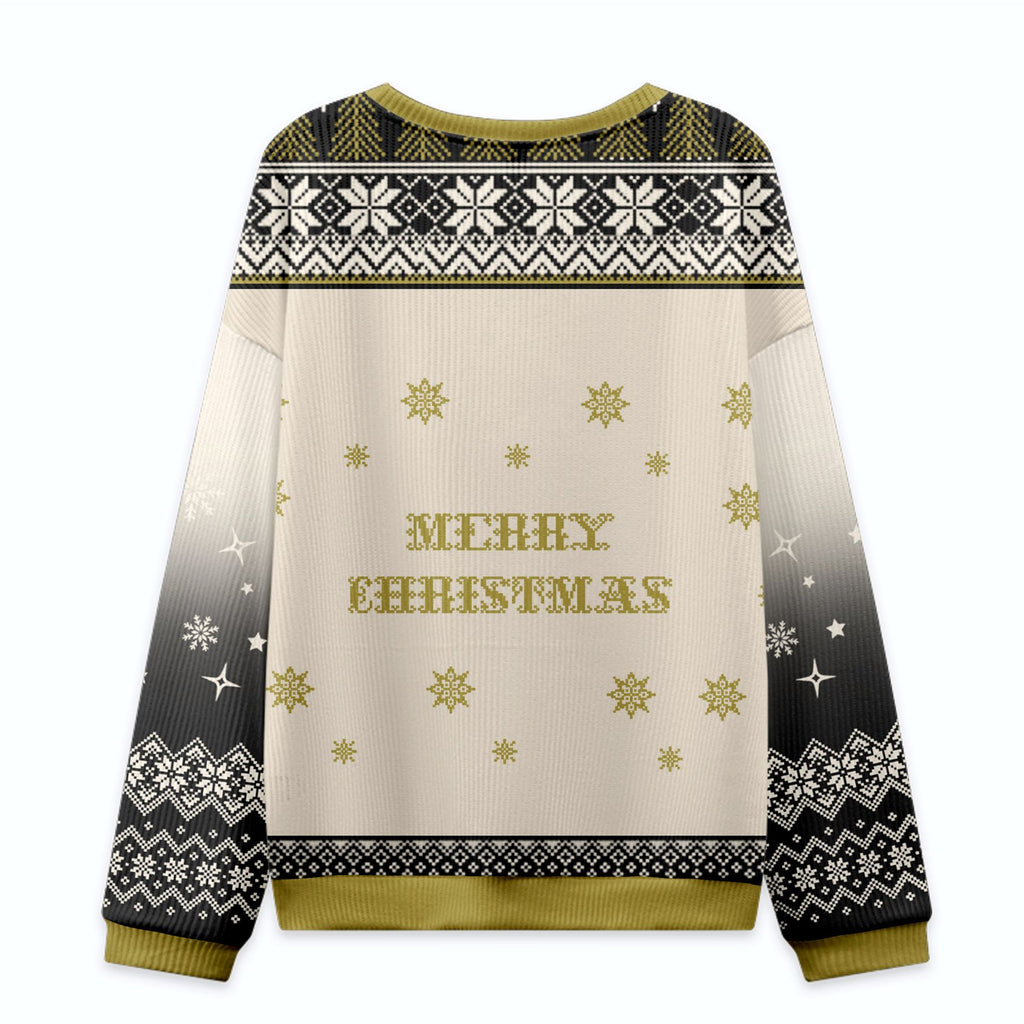 Japanese black cat christmas sweatshirt