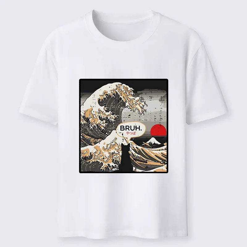 Kyoto-Lion Unisex Cotton T-Shirt Trendy